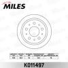 MILES K011497 Диск тормозной CITROEN JUMPER/FIAT DUCATO/PEUGEOT BOXER 06- задний D=300мм. K011497
