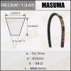 MASUMA 1345 Ремень клиновидный Masuma 1345