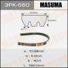MASUMA 3PK560 Ремень поликлиновой Daihatsu Charade