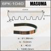 MASUMA 6PK-1040 Ремень ручейковый Masuma 6PK-1040