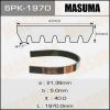 MASUMA 6PK-1970 Ремень ручейковый Masuma 6PK-1970