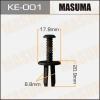 MASUMA KE-001 Клипса  пластм. крепежная  KE-001  (50)   Европа