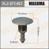 MASUMA KJ-2140 Клипса  пластм. крепежная  KJ-2140 (50шт)