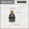 MASUMA MB-K312 Шаровая опора Masuma MB-K312  front low HYUNDAI, KIA