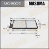 MASUMA MC2006 Фильтр вентиляции салона  АС- 1883   (1/40)