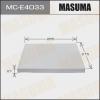 MASUMA MCE4033 Фильтр вентиляции салона  АС-    (1/40)  OPEL/ CORSA/ V1300, V1600, V1700    06-