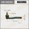 MASUMA ME-9802L Наконечник рулевой тяги Masuma ME-9802L  LITEACE/SR50G, CR50G/ LH