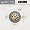 MASUMA MFD067U Диск сцепления  Masuma  300*190*14*35.2 / MFD067U*