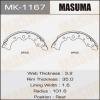 MASUMA MK-1167 Колодки  барабанные Masuma   MK-1167