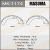 MASUMA MK-1174 Колодки  барабанные Masuma   MK-1174