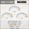 MASUMA MK-1189 Колодки  барабанные Masuma   MK-1189