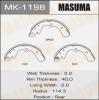 MASUMA MK-1198 Колодки  барабанные Masuma   MK-1198