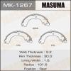 MASUMA MK-1267 Колодки  барабанные Masuma   MK-1267