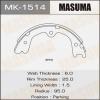 MASUMA MK-1514 Колодки  барабанные Masuma   MK-1514  парковочные 4 шт.