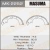 MASUMA MK-2252 Колодки  барабанные Masuma   MK-2252