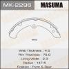 MASUMA MK-2296 Колодки  барабанные Masuma   MK-2296