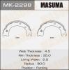 MASUMA MK-2298 Колодки  барабанные Masuma   MK-2298 (parking)