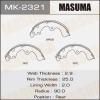 MASUMA MK-2321 Колодки  барабанные Masuma   MK-2321