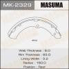 MASUMA MK-2329 Колодки  барабанные Masuma   MK-2329