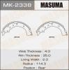 MASUMA MK-2338 Колодки  барабанные Masuma   MK-2338