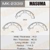 MASUMA MK-2339 Колодки  барабанные Masuma   MK-2339
