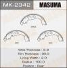 MASUMA MK-2342 Колодки  барабанные Masuma   MK-2342