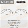 MASUMA MK-2350 Колодки  барабанные Masuma   MK-2350