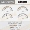 MASUMA MK-2378 Колодки  барабанные Masuma   MK-2378