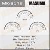 MASUMA MK-2519 Колодки  барабанные Masuma   MK-2519  парковочные