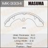 MASUMA MK-3334 Колодки  барабанные Masuma   MK-3334