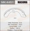 MASUMA MK-4451 Колодки  барабанные Masuma   MK-4451