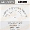 MASUMA MK-5520 Колодки  барабанные Masuma   MK-5520