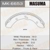 MASUMA MK-6653 Колодки  барабанные Masuma   MK-6653