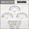 MASUMA MK-6715 Колодки  барабанные Masuma   MK-6715