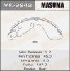 MASUMA MK-9942 Колодки  барабанные Masuma   MK-9942