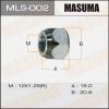 MASUMA MLS-002 Гайки Masuma mls-002 12x1.25  (уп, 20 шт) открытая, ключ d21,22