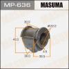 MASUMA MP-636 Втулка стабилизатора Masuma  /front/ Wingroad Y11    к-т2шт.