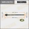 MASUMA MR-2970 Рулевая тяга Masuma MR-2970 / CAMRY, VISTA/ SV4#, SV4#