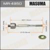 MASUMA MR-4950 Рулевая тяга Masuma MR-4950  TIIDA / C11