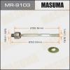 MASUMA MR-9103 Рулевая тяга Masuma  FIT/GE6, GE7, GE8, GE9