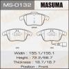 MASUMA MS-0132 Колодки  дисковые Masuma  VOLKSWAGEN/TIGUAN/V1400, V2000 front   (1/6)