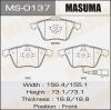 MASUMA MS-0137 Колодки  дисковые Masuma  VOLKSWAGEN/PASSAT/V1400, V1600, V1900, V2000, V3200, V3600 front   (1/6)