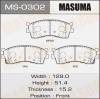 MASUMA MS-0302 Колодки  дисковые Masuma  KIA front   (1/12)