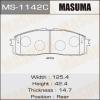 MASUMA MS1142 Колодки дисковые Toyota