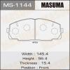 MASUMA MS-1144 Колодки  дисковые Masuma  MS-1144 / AN-247k