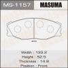 MASUMA MS-1157 Колодки  дисковые Masuma  MS-1157 / AN-261k