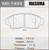 MASUMA MS-1434 Колодки  дисковые Masuma  MS-1434 / AN-606k