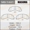 MASUMA MS-1441 Колодки  дисковые Masuma  MS-1441 / AN-627K