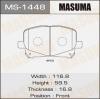 MASUMA MS-1448 Колодки  дисковые Masuma  MS-1448 / AN-638k