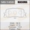 MASUMA MS-1458 Колодки  дисковые Masuma  MS-1458 / AN-659K
